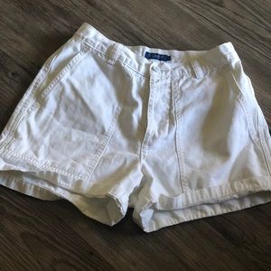 White J Crew Chino Shorts